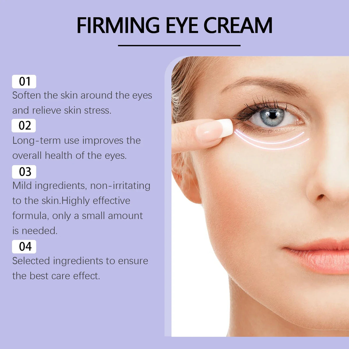 Retinol Bee Venom Peptide Firming Eye Cream | Dark Circles Eye Cream Qme