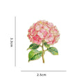 Botanical Enamel Flower Lapel Pin – Elegant Floral Brooch Enamel Lapel Pin Qme A4