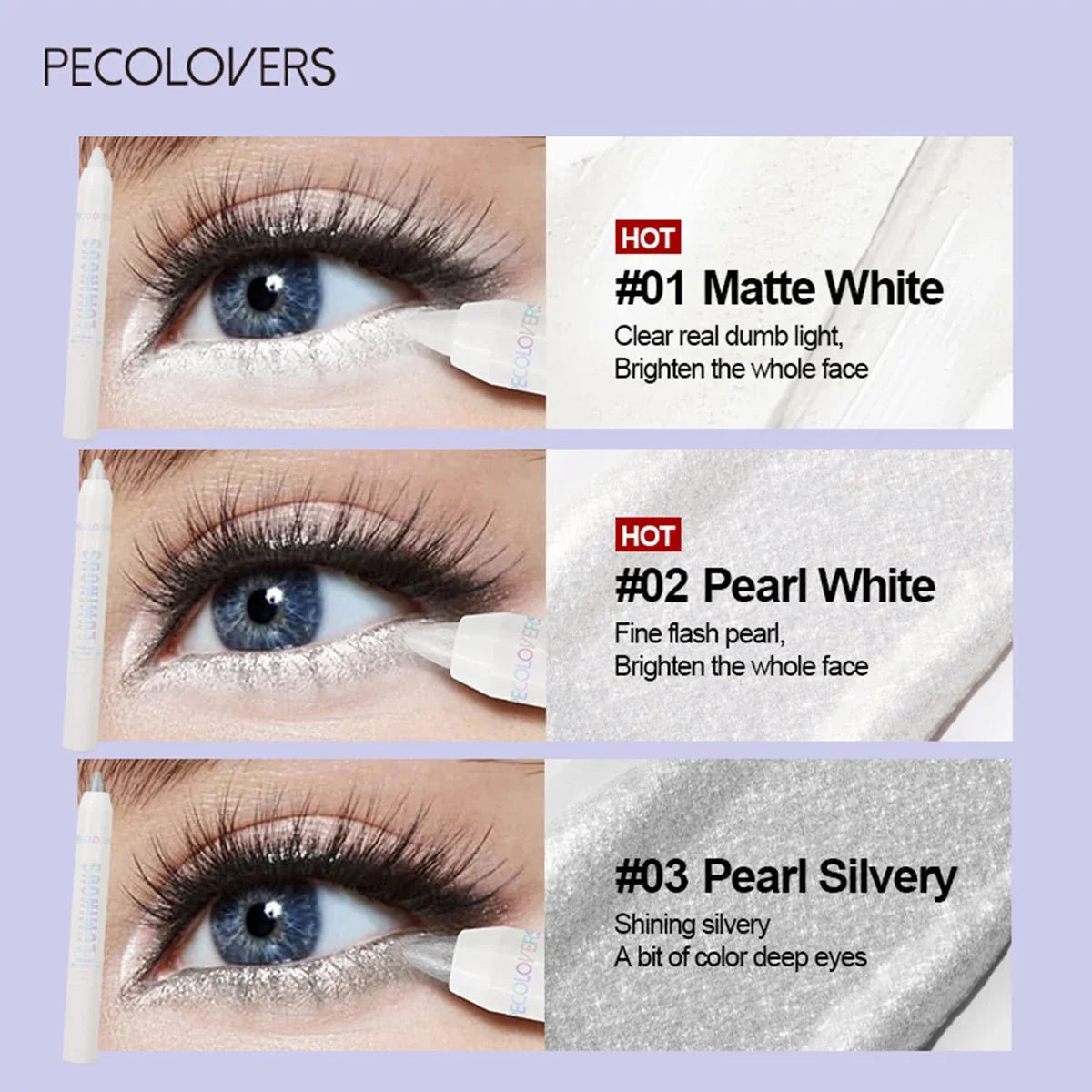 Brightening Sparkling Eye Corner Highlighter Shadow Stick | Qme Eye Highlighter Stick Qme
