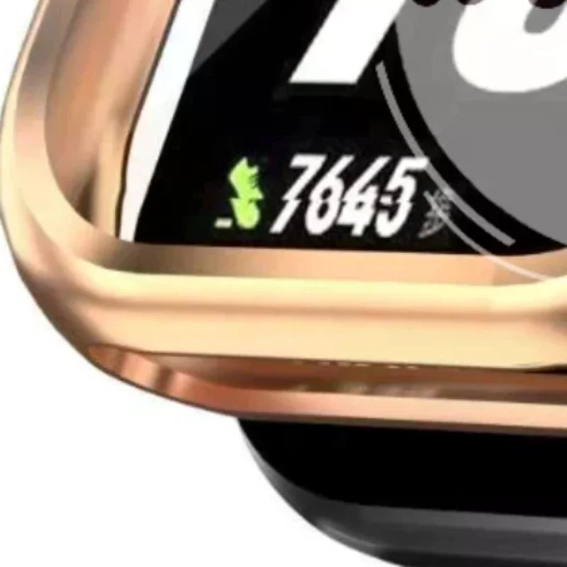 TPU Watch Case for Rossini 2i – Full Coverage Plated Finish Smartwatch Case Qme