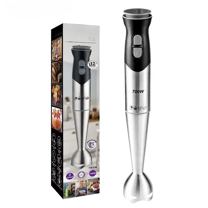 ZARTSEN 700W Electric Stick Hand Blender & Food Processor Immersion Blender Qst WHITE UK