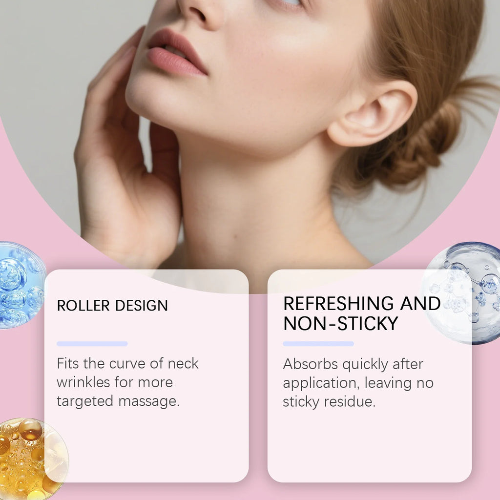 AH-8 Firming Lifting Neck Roller Cream | Tighten & Brighten Neck Firming Cream Qst