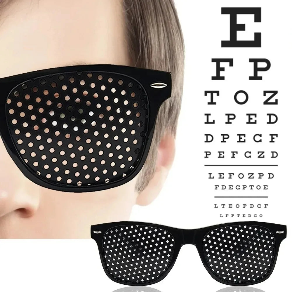 Pinhole Glasses Eye Exercise & Vision Training Eyewear Pinhole Training Glasses Qme