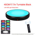 45CM Motorized 360° Rotating Display Stand – 100kg Turntable Rotating Display Stand Qst Black 3 UK