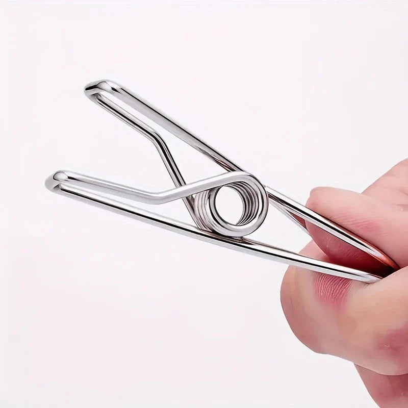 Stainless Steel Clothes Pins – 20 Pcs Durable Metal Laundry Pegs Metal Laundry Pegs Qme