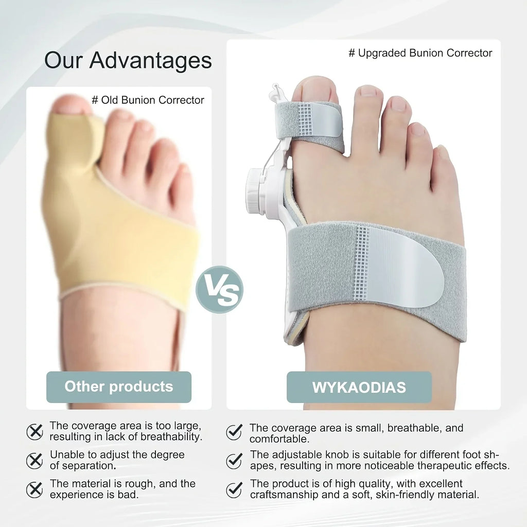 Rotatable Big Toe Separator Buffer Pads | Flexible Foot Protector Toe Separator Pads Qme