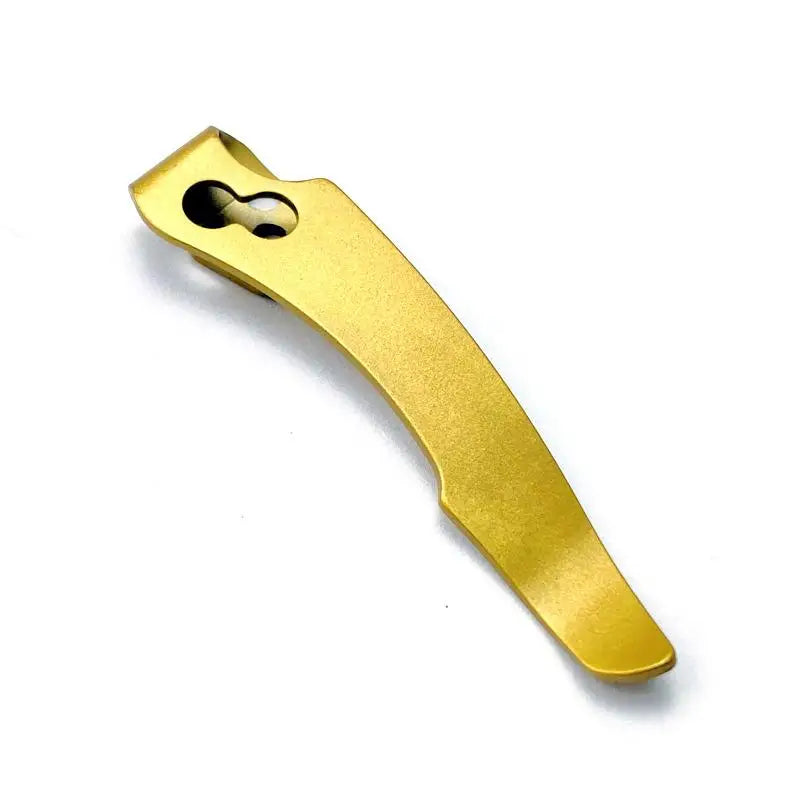 Titanium Alloy Pocket Clip for Cold Steel Recon 1 Folding Knife Knife Pocket Clip Qst Gold