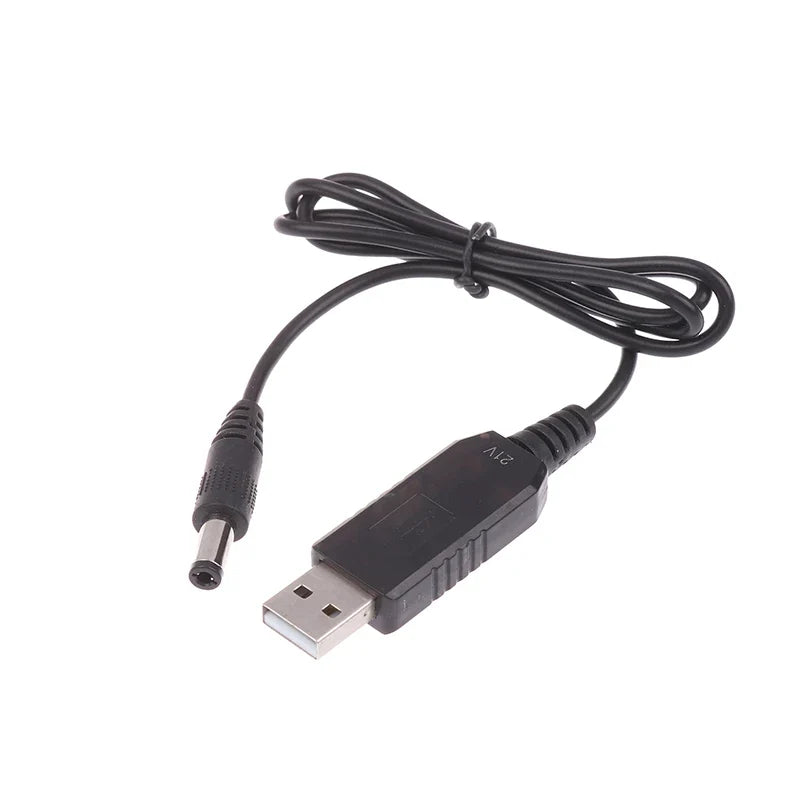 USB 5V to 21V Boost Charging Cable – DC Lithium Battery Adapter Boost Charging Cable Qme