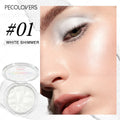 Multi-Functional Disc Highlighter – Champagne, White & Silver Face Highlighter Qme 01