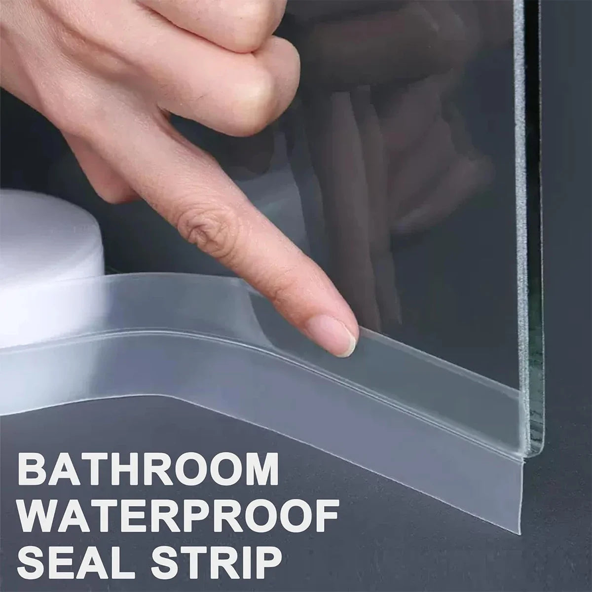 5M Transparent Rubber Door & Window Weatherstrip Seal Strip Rubber Weatherstrip Seal Qme