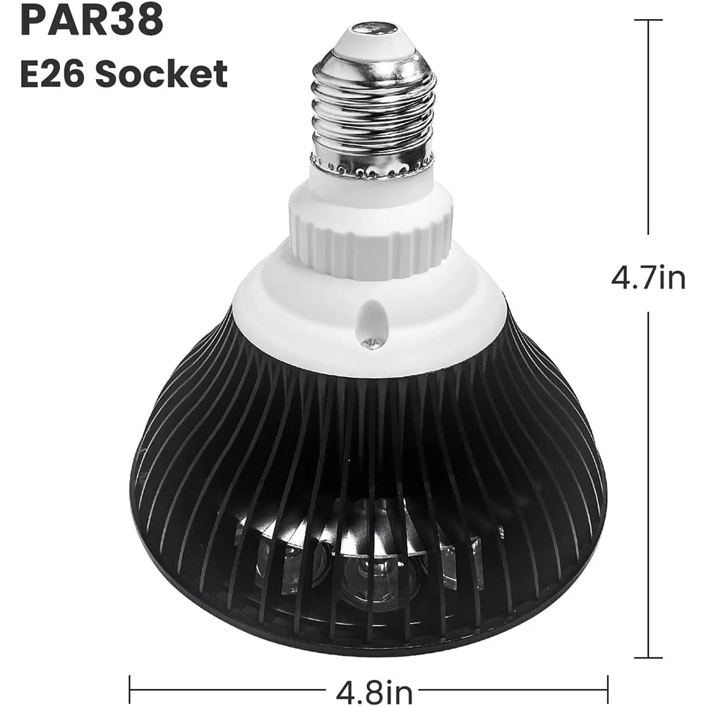 E27 660nm Red & 850nm Near Infrared Light Therapy Bulb 18 LEDs Light Therapy Bulb Qst