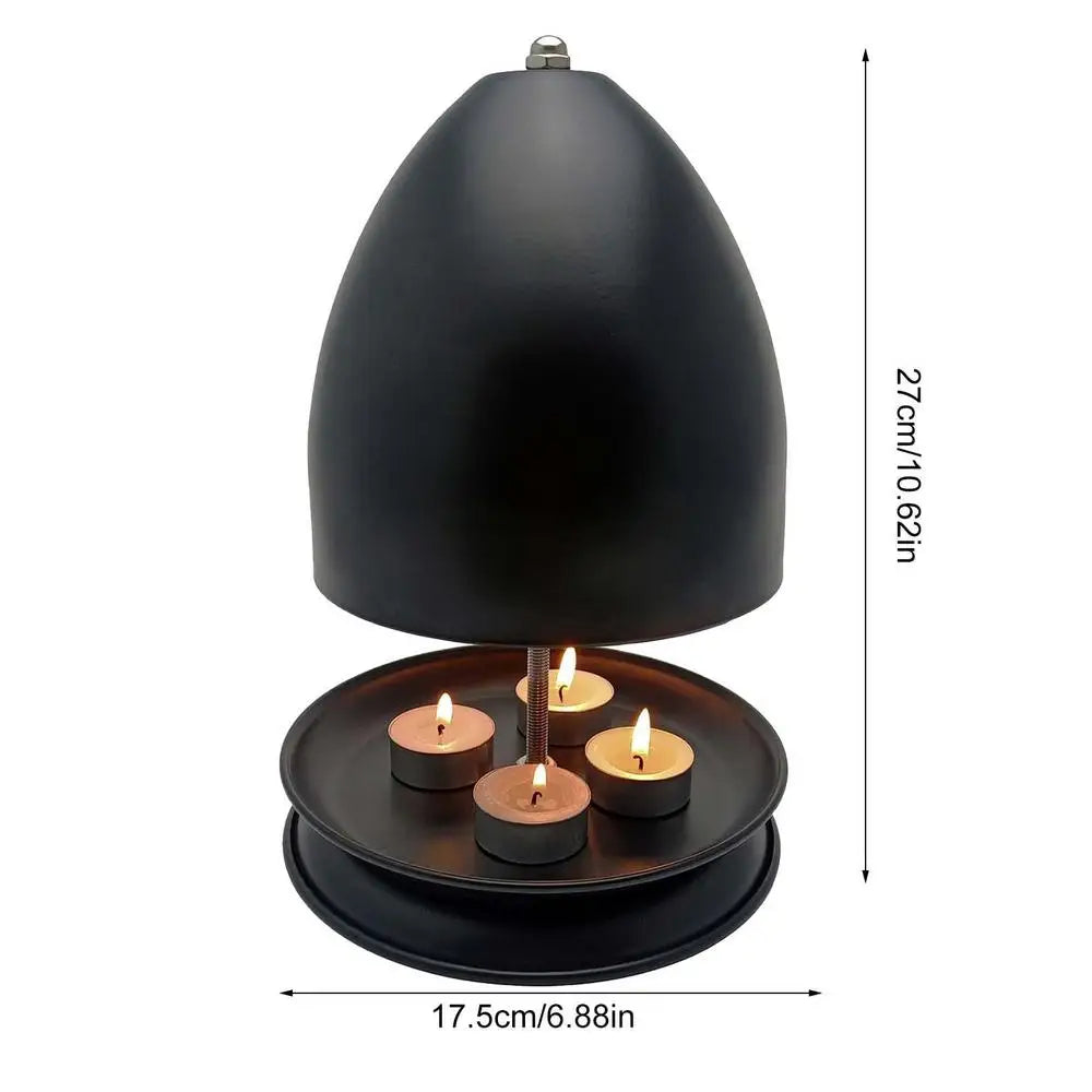 Metal Tea Light Heater & Candle Warmer – Large Base Oven Candle Warmer Stand Qme dual base