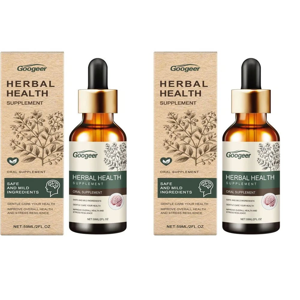 Googeer Herbal Supplement Drops – Vitamin B1 & Gluconolactone 59ml Herbal Supplement Drops Qst 120 ml(Pack of 2)