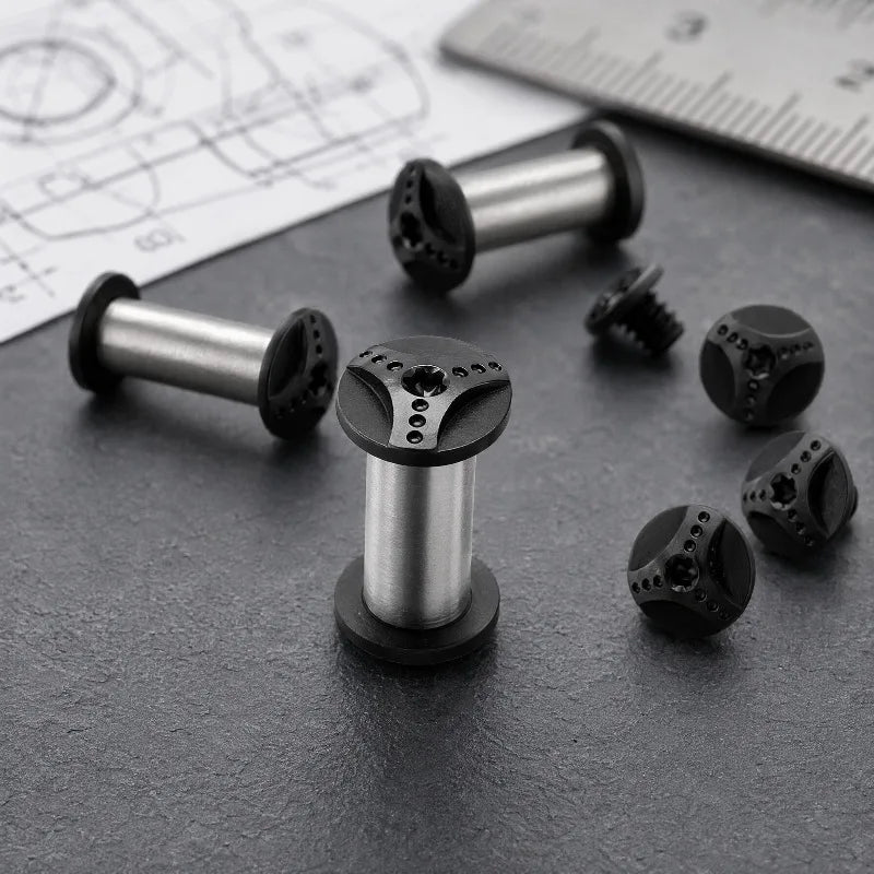 Stainless Steel Knife Handle Locking Screws M4 T8 Torx 5mm 10pk Knife Handle Screws Qst 5MM-4-10PCS