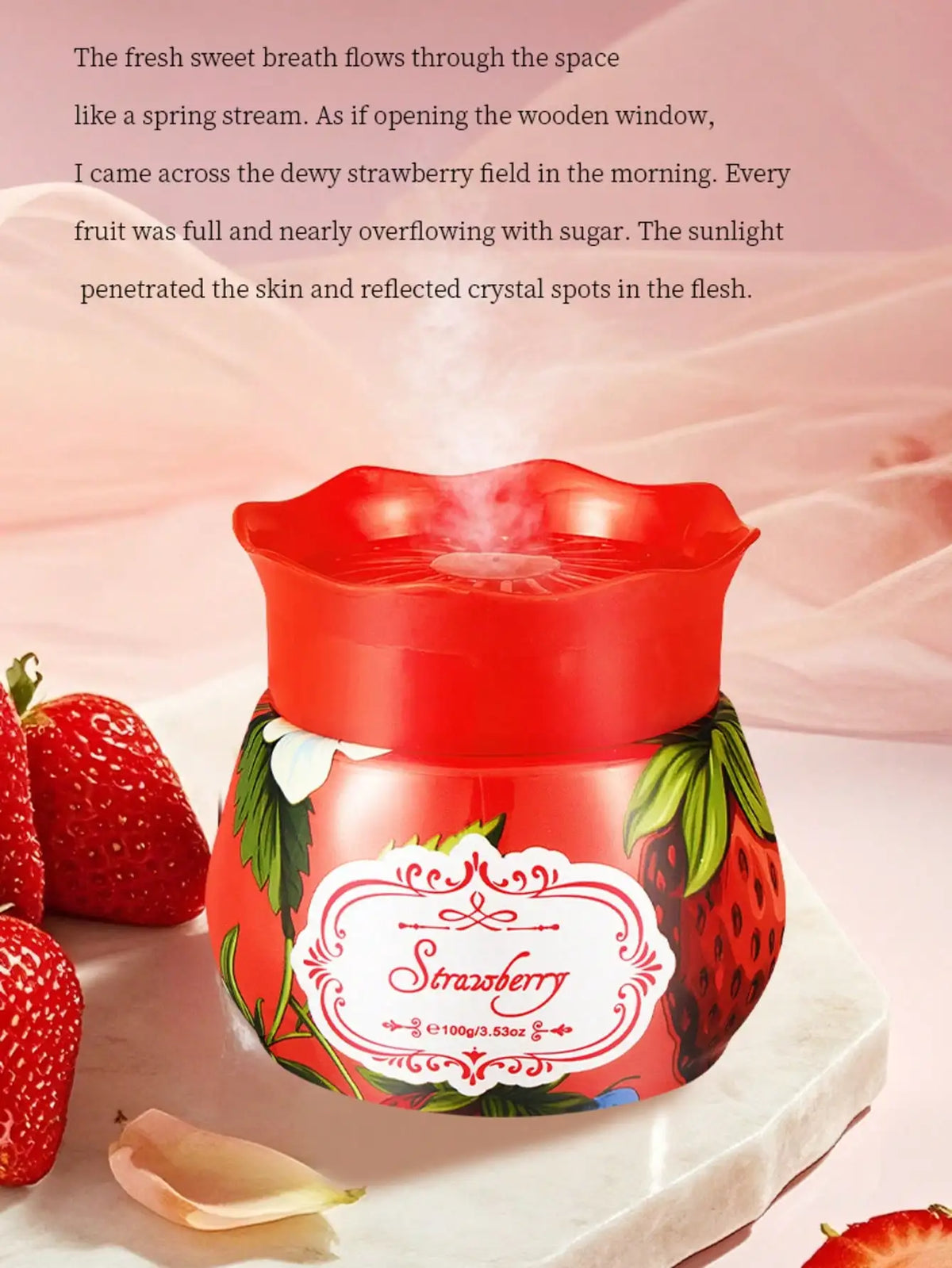 FORMBO Aromatherapy Cream Candle – Natural Fragrance Home Scent Aromatherapy Candle Qme red