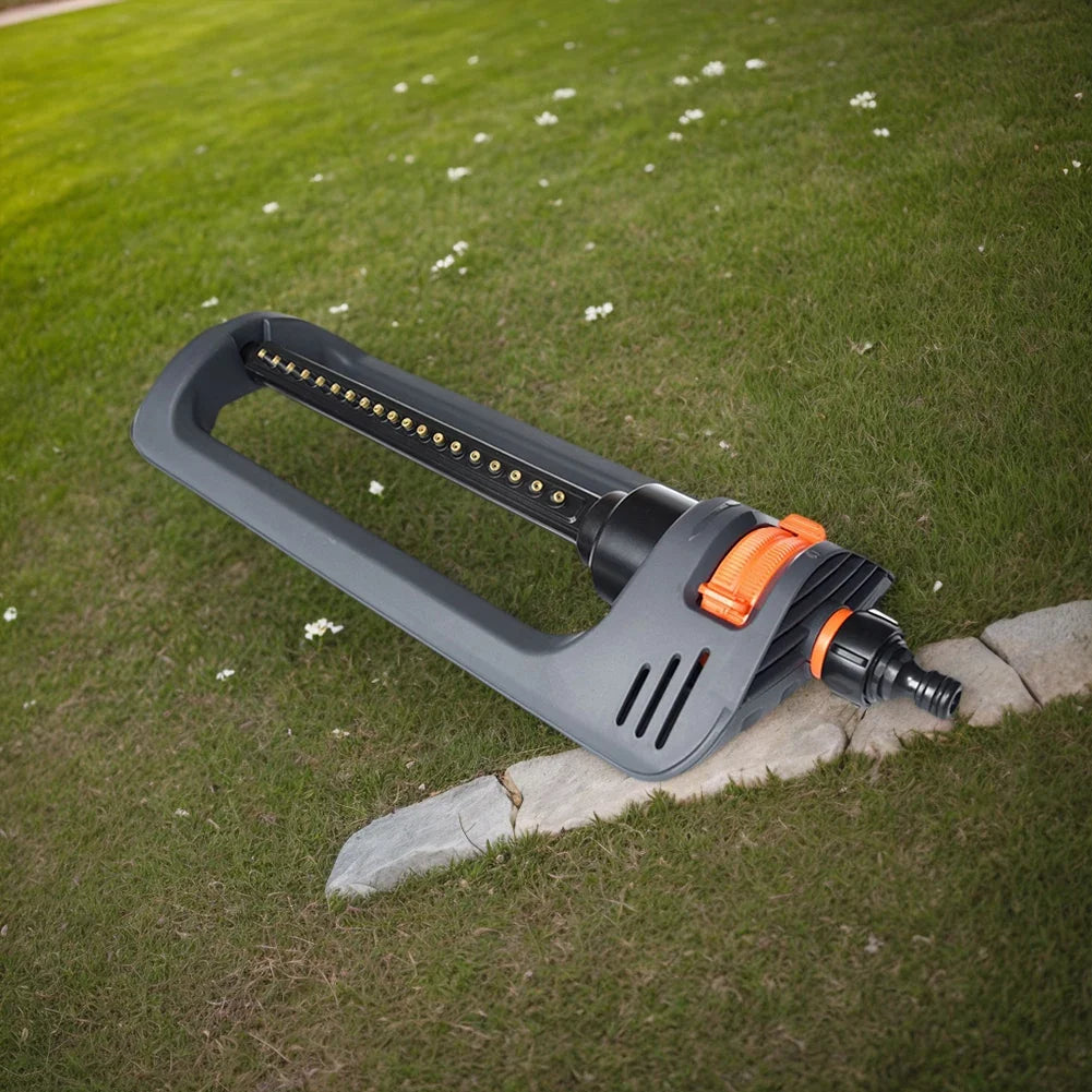 Oscillating Sprinkler 19-Hole Nozzles Lawn Swing Irrigation Oscillating Lawn Sprinkler Qme
