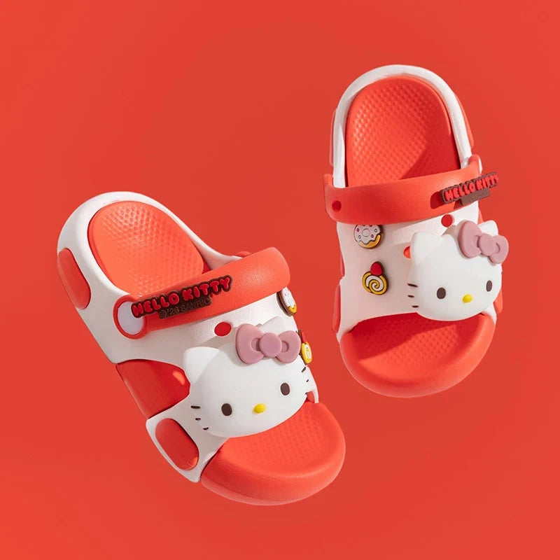 Hello Kitty Kuromi Cartoon Flip-Flops – Cute Non-Slip Slides Cartoon Flip-Flops Qme