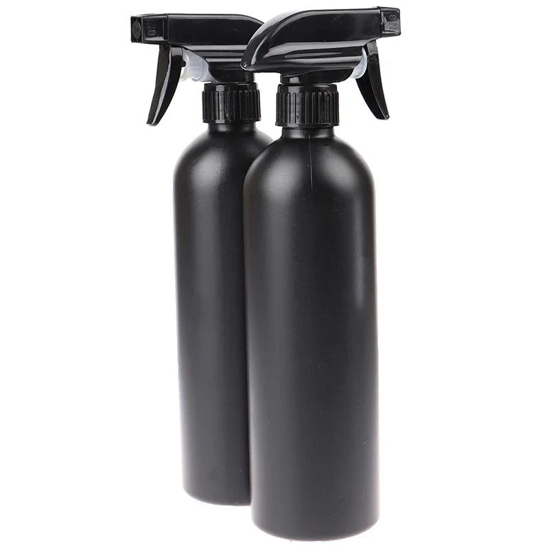 2-Pack 500ml Black Trigger Spray Bottles – Multi-Use Cleaning Trigger Spray Bottle Qme