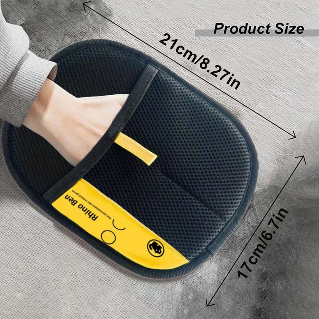 Pet Hair Removal Glove – Electrostatic Cat & Dog Grooming Pet Grooming Glove Qme