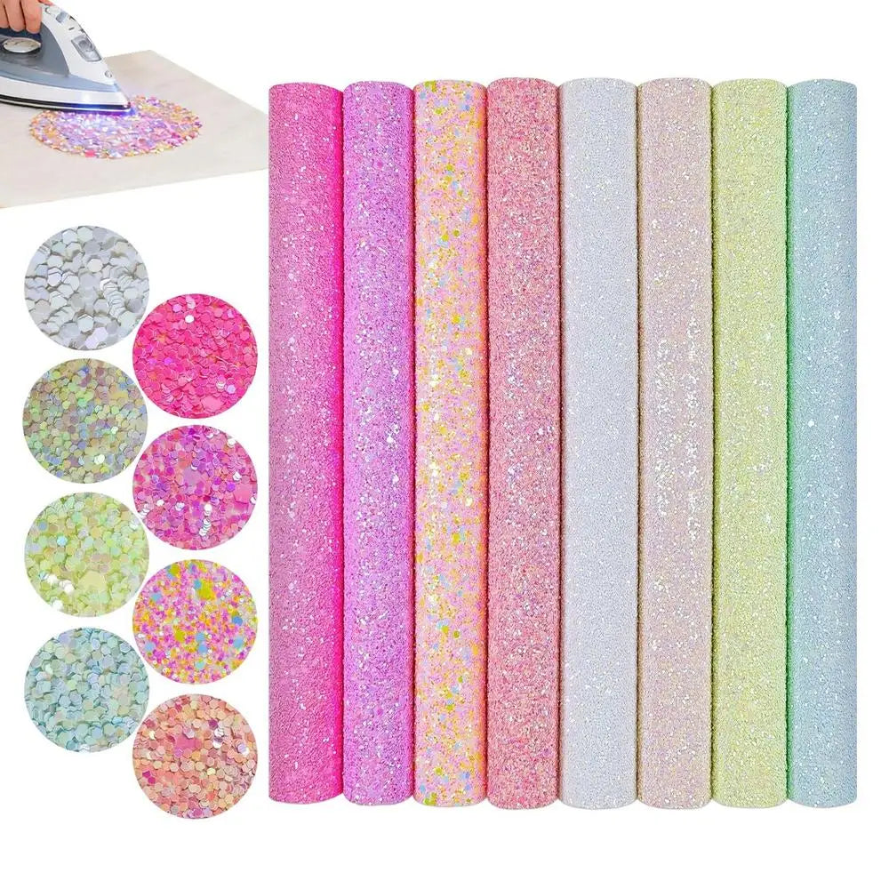 8 A4 Glitter Sequin Sheets – Beaded Craft & Jewelry Fabric Glitter Craft Sheets Qme China Mainland A