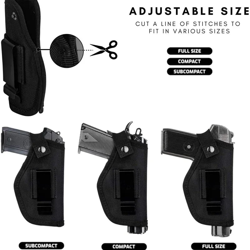 Universal OWB IWB Concealed Carry Holster – G17 G19 G23 Pistol Holster Qme