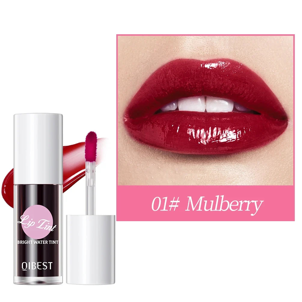 QIBEST Moisturizing Lip Glaze – Dual-Use Long-Lasting Color Lip Glaze Qme 01