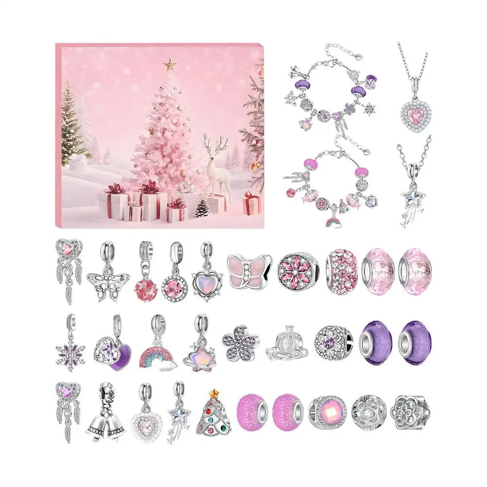 Christmas Advent Countdown Bracelet Kit – 29 Charm Beads Advent Bracelet Kit Qme A China Mainland OTHER