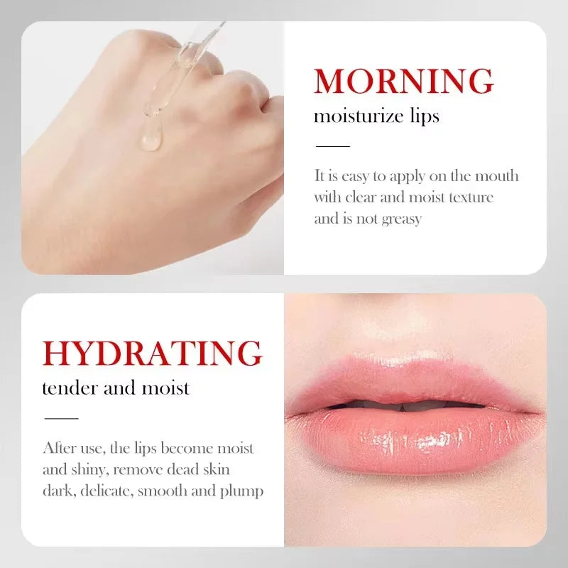 Lip Plumping Serum Oil with Hyaluronic Acid | Moisturizing Lip Plumping Serum Qme