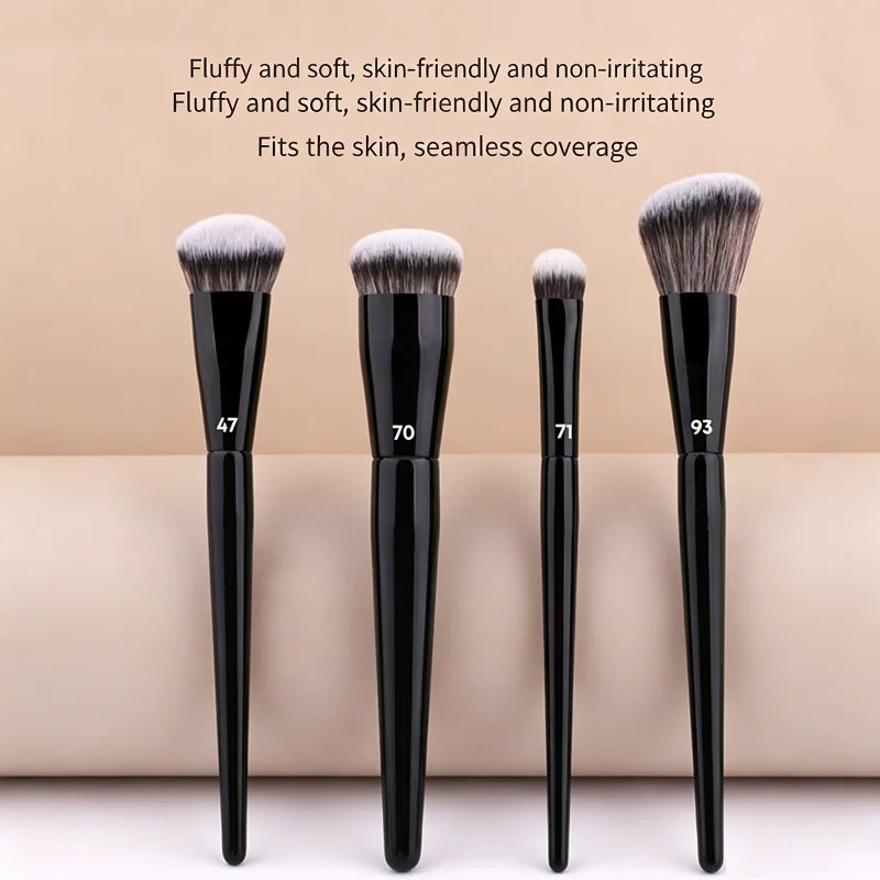 Qme Beveled Contour & Eye Shadow Makeup Brush – Ultra Soft Makeup Brush Qme