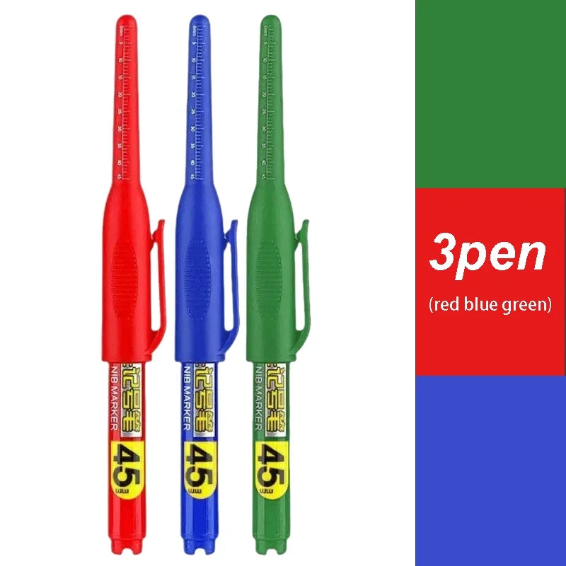 Waterproof Deep Hole Marker Pen – Long Nib Carpenter Pen
