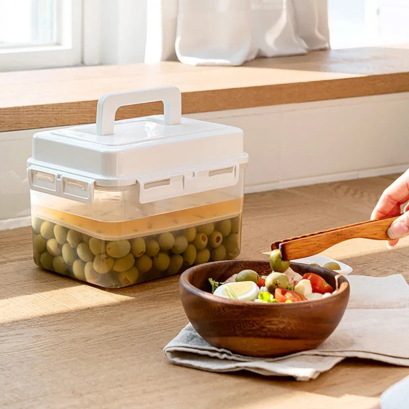 4L Fermentation Jar for Kimchi, Sauerkraut & Pickles Fermentation Container Qme