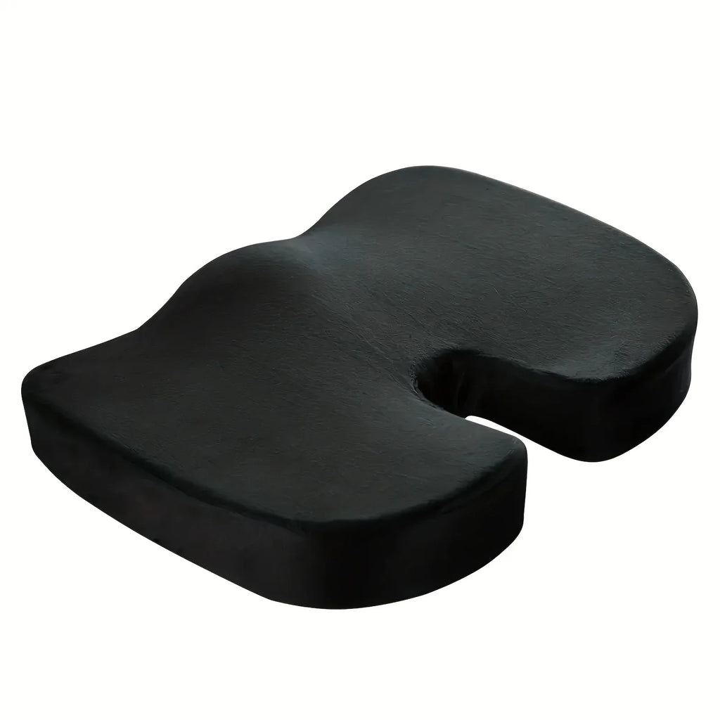 Office Chair Seat & Back Cushion | Memory Foam Support – Qme Seat Back Cushion Qme black