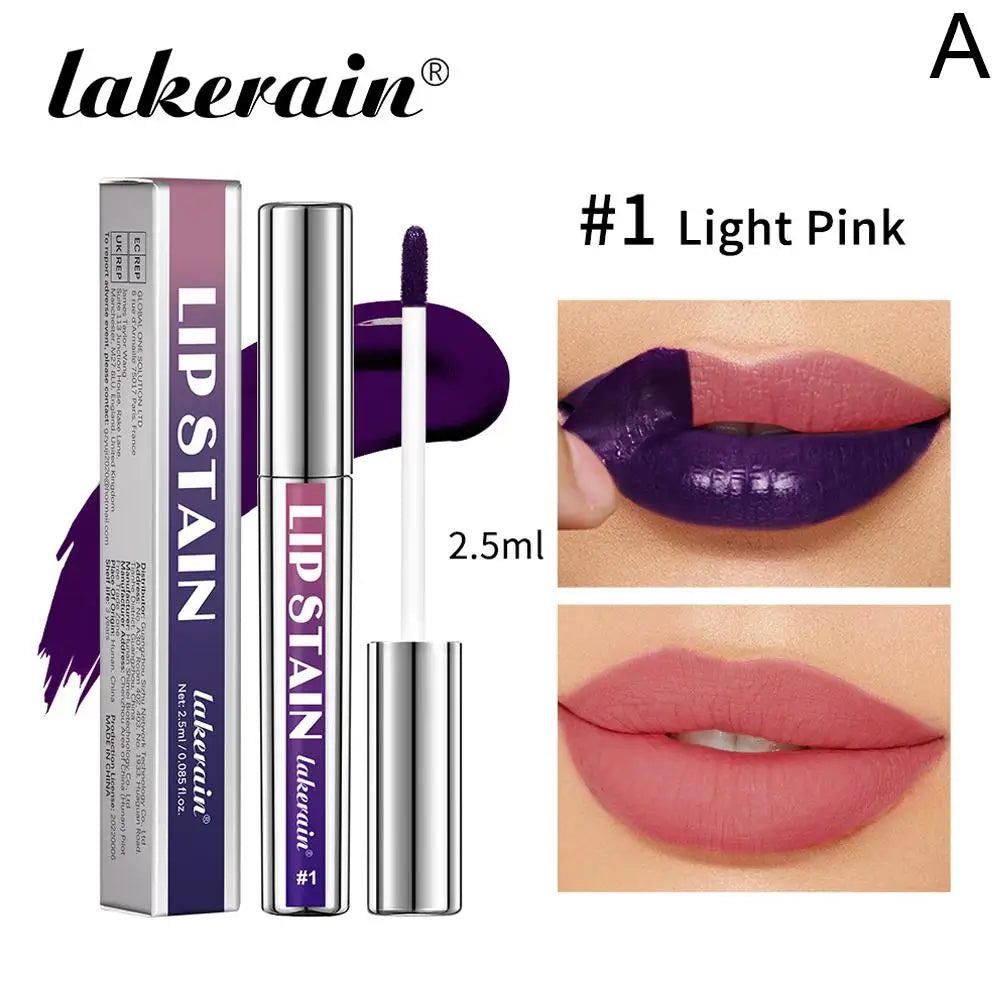 Peel-Off Lip Liner Stain Gloss – Waterproof Long-Lasting Matte Peel-Off Lip Stain Qme 01 Light Pink