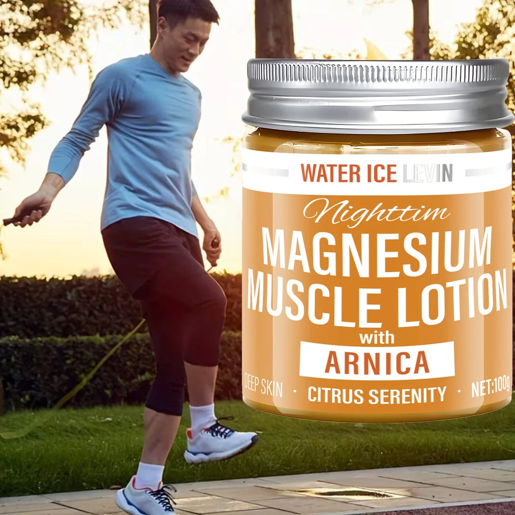 Magnesium Body Lotion with Arnica & Citrus | Lightweight Body Lotion Qme