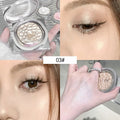 LEEINTO Pearlescent Highlighting Powder | Soft Glow Highlighter Face Highlighter Powder Qme GL6878-3