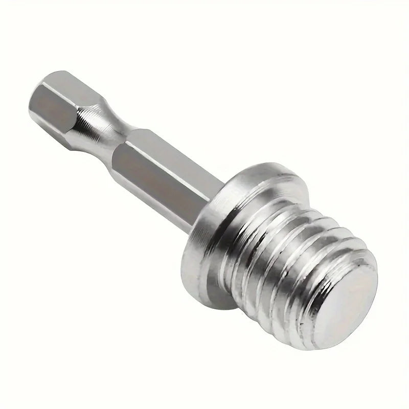 M14 to 1/4" Hex Shank Drill Adapter Screw Thread Connecting Rod Drill Adapter Qme
