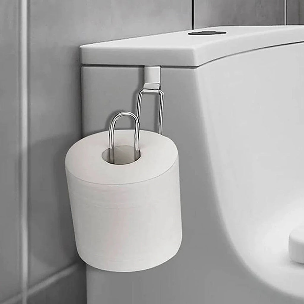 Wall Mounted Iron Toilet Paper Holder – Stainless Steel Toilet Paper Holder Qme