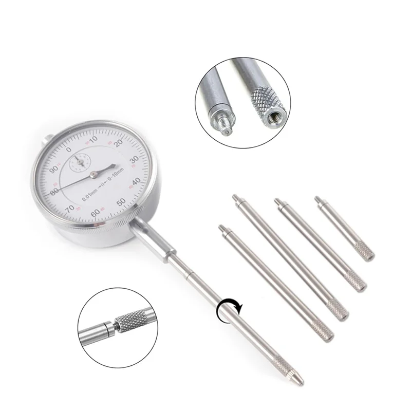 Dial Indicator Extension Stem Rod Set – 18 Pcs M2.5 Thread Indicator Extension Rods Qme