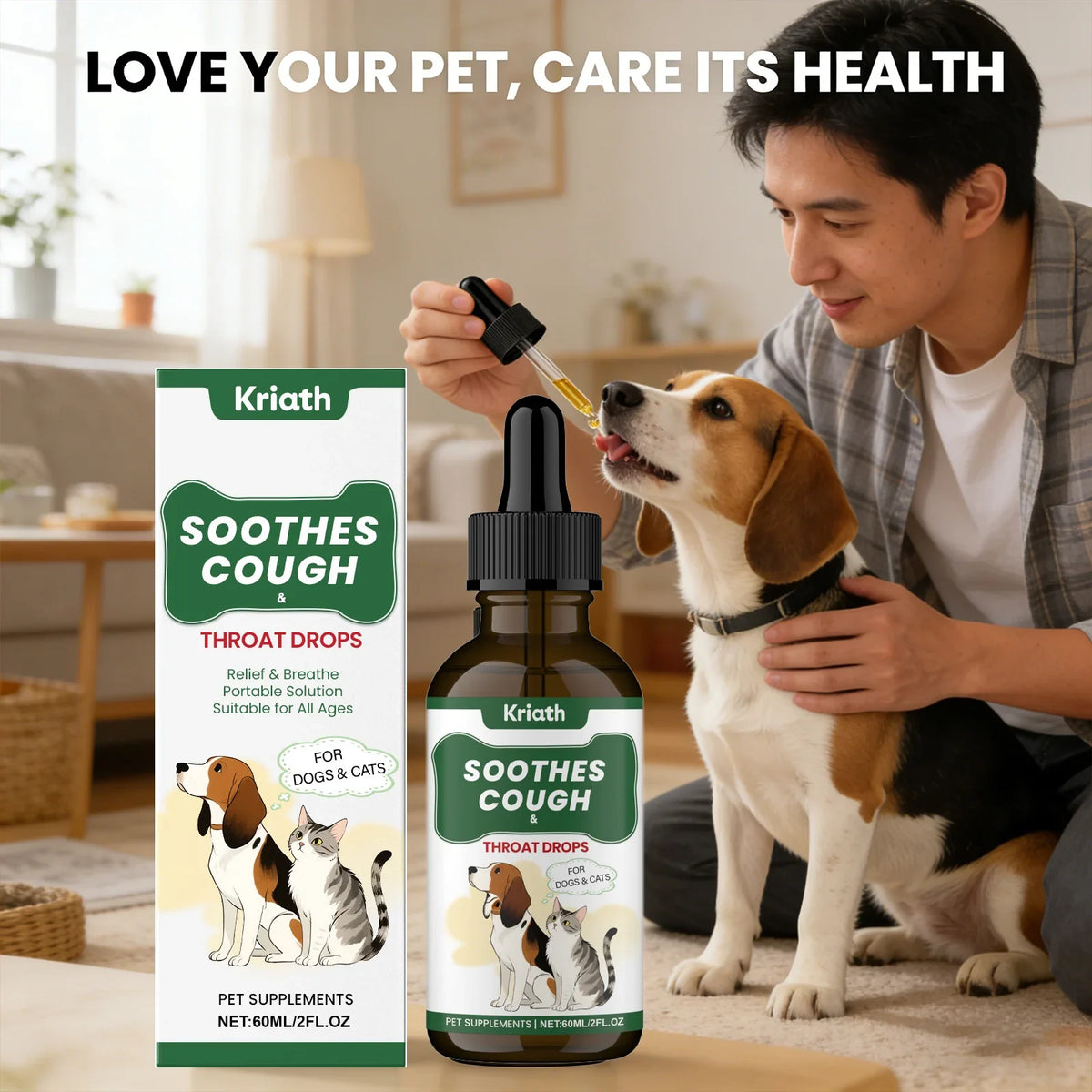 Herbal Throat Wellness Liquid for Pets – Nutritional Supplement Pet Herbal Supplement Qme Default Title