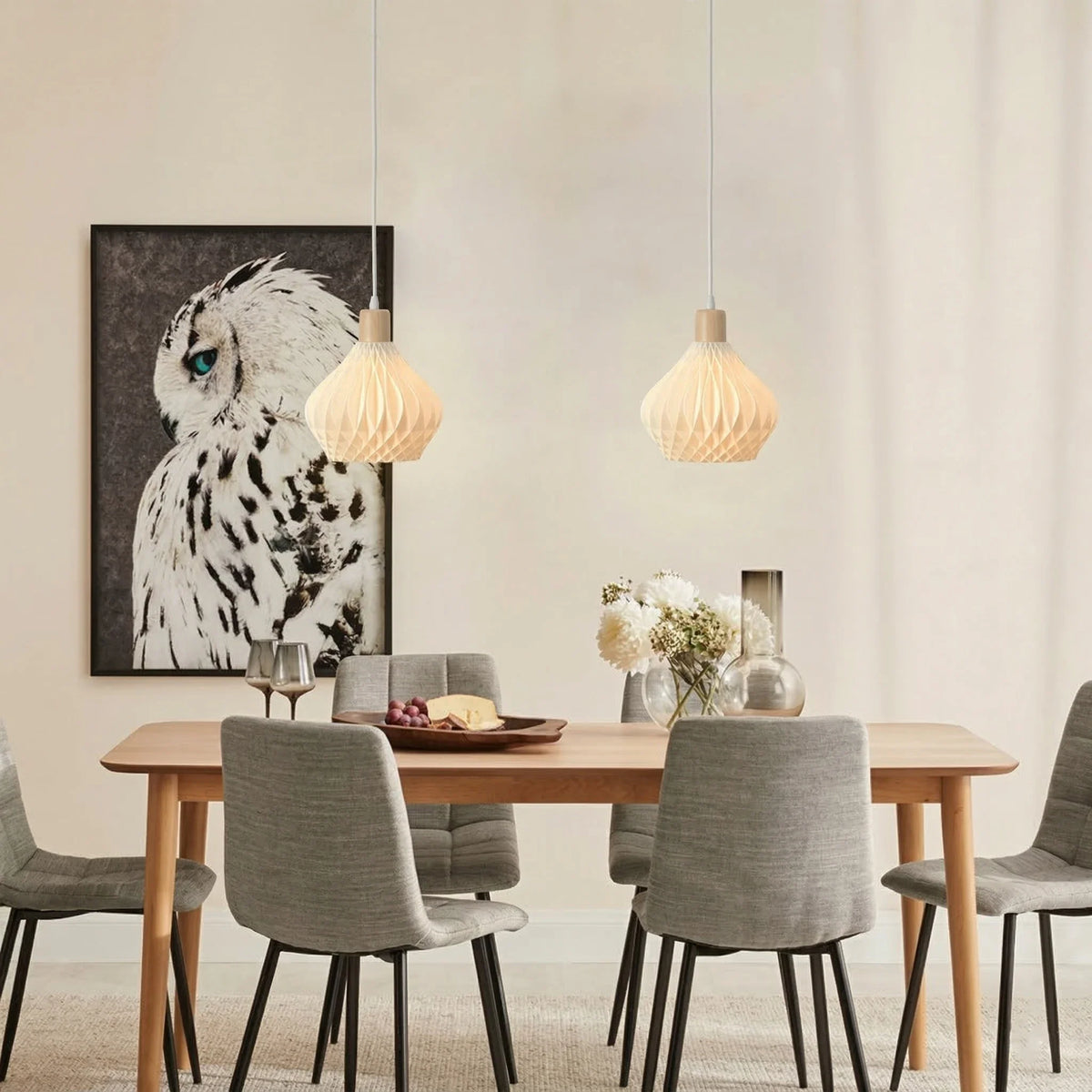Bamboo Pendant Lamp – Handmade Rattan Chandelier Fixture Pendant Chandelier Qme