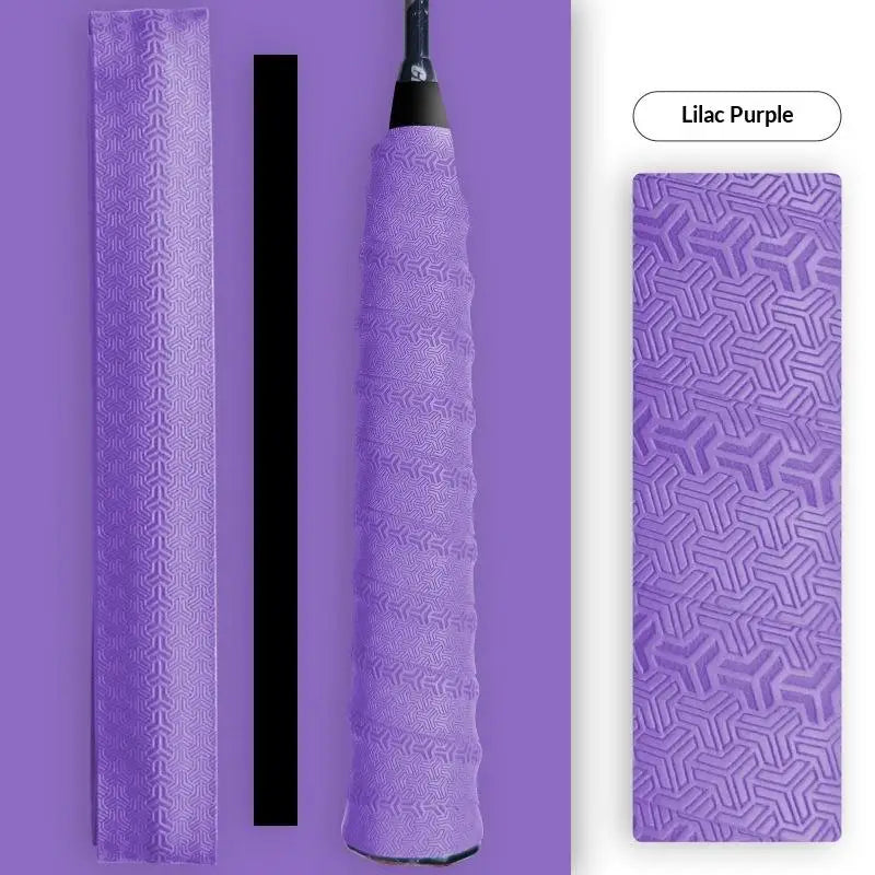 PU Anti-Slip Badminton & Tennis Racket Overgrip Tape Racket Overgrip Tape Qme Purple