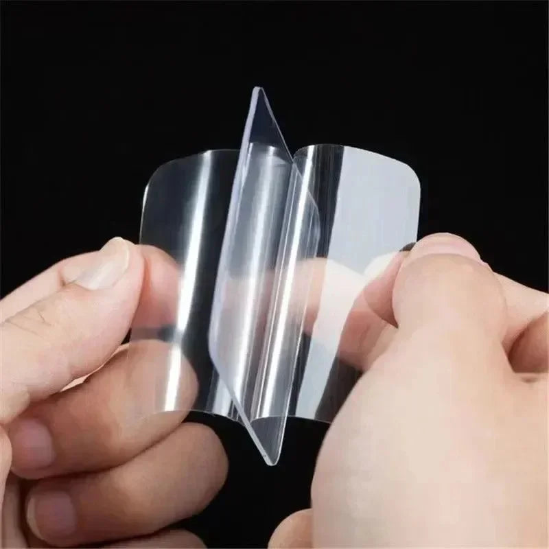 Double Sided Nano Adhesive Tape – Clear, Reusable & Waterproof Nano Adhesive Tape Qme