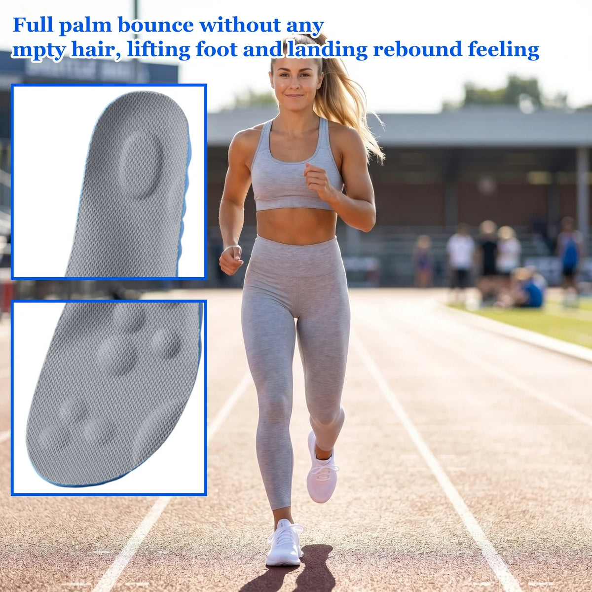 Arch Support Insoles for Flat Feet – Running & Daily Wear Shoe Insoles Qme