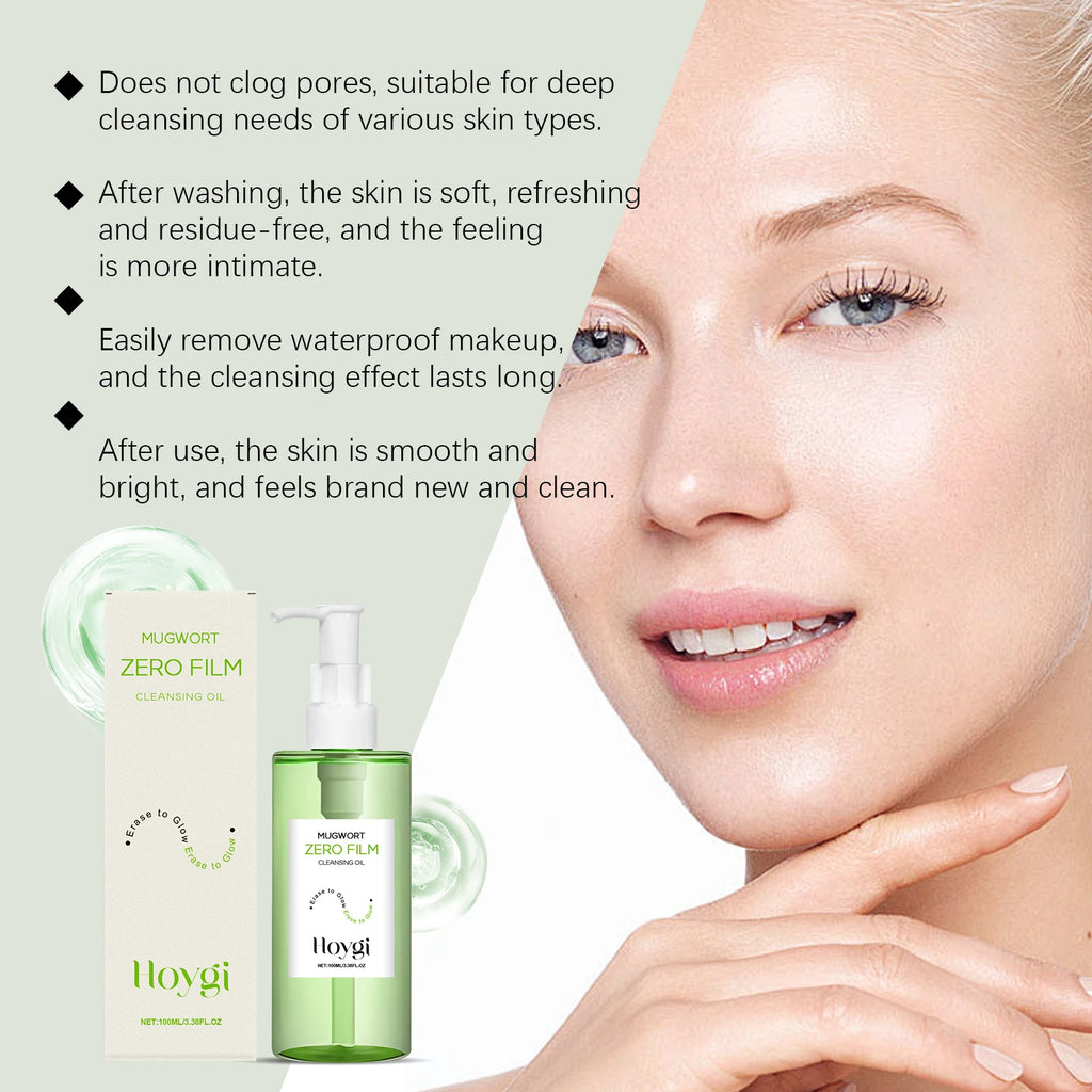 Hoygi Gentle Cleansing Oil – Face, Eye & Lip Makeup Remover 100ml Facial Cleansing Oil Qst