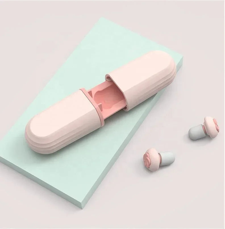 Memory Foam Earplugs for Small Ear Canals – Noise Reduction Noise Reduction Earplugs Qme pink
