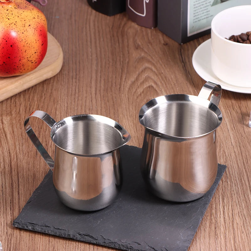 Stainless Steel Milk Frothing Pitcher 60–240ml | Creamer Cup Milk Frothing Pitcher Qst