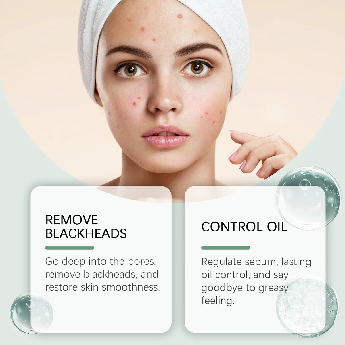 Deep Cleansing Face Mask – Pore Minimizing & Oil Control | Qme Face Cleansing Mask Qme