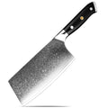 Damascus Steel Kitchen Knife Set – Japanese Chef Knives 1-8 Pc Kitchen Knife Set Qst Cleaver Knife