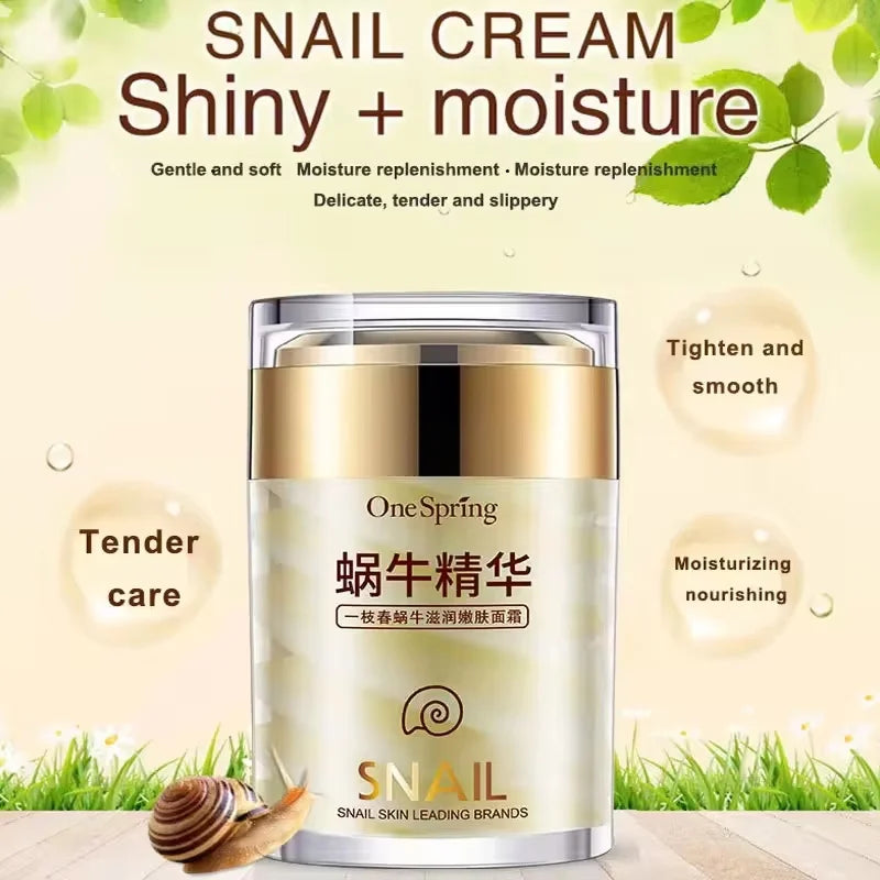Snail Collagen Face Cream – Brightening Firming Moisturizer Face Moisturizer Cream Qme