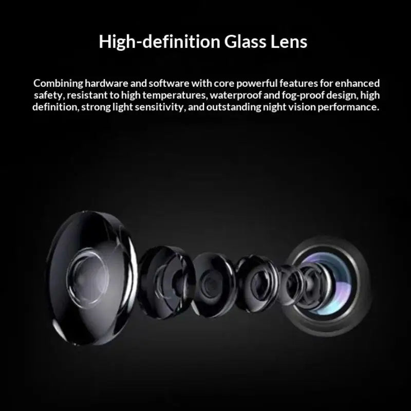 170° Wide Angle Car Backup Camera – HD Night Vision IP68 Car Backup Camera Qme